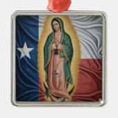 Virgen de Guadalupe - Texas Metalen Ornament (Voorkant)