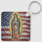 Virgen de Guadalupe - VS Sleutelhanger (Achterkant)