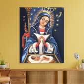 Virgen de la Altagracia Verpakt Canvas (Insitu (Woonkamer))