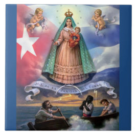 VIRGEN DE LA CARIDAD DEL COBRE TEGELTJE