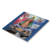 VIRGEN DE LA CARIDAD DEL COBRE TEGELTJE (Zijkant)