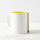 Virgen de La Caridad del Cobre Tweekleurige Koffiemok (Voorkant links)