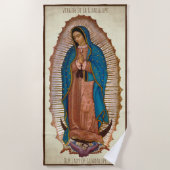 Virgen De La Guadalupe-keukenhanddoek Strandlaken (Voorkant)