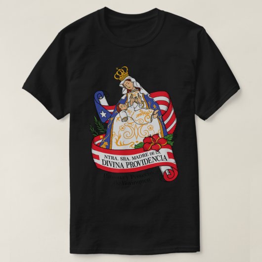 Virgen de la Providencia Patrona de Puerto Rico53 T-shirt (Design voorkant)