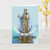 Virgen de las Nieves Kaart (Gele Bloem)
