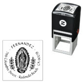 Virgen Guadalupe Christelijk  retouradres Zelfinktende Stempel (In situ)