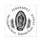 Virgen Guadalupe Christelijk  retouradres Zelfinktende Stempel (Design)