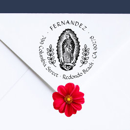 Virgen Guadalupe Christelijk  retouradres Zelfinktende Stempel