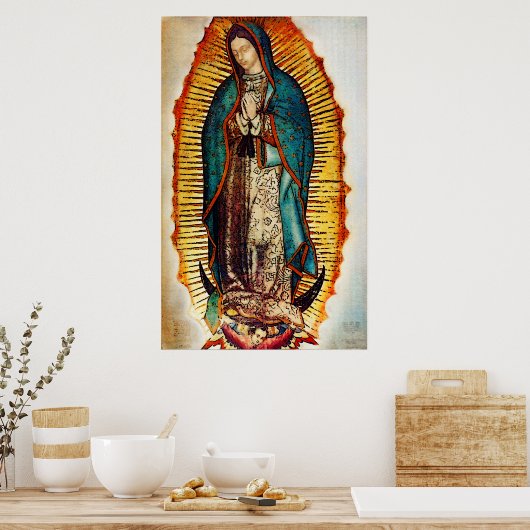 Virgen GuadalupePop Poster (Keuken)