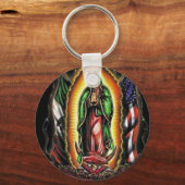 Virgen Mary Virgen maria Sleutelhanger (Voorkant)