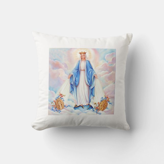 Virgen Medalla Milagrosa Kussen (Voorkant)