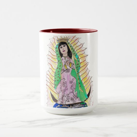 Virgen van Guadalupe Mok (Midden)