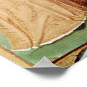 Virgil die schrijft op het gebied van schapen en g poster (Hoek)