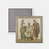 Virgil en de Muses uit Sousse Magneet (Voorkant / Achterkant)