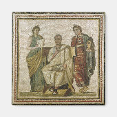 Virgil en de Muses uit Sousse Magneet (Voorkant)