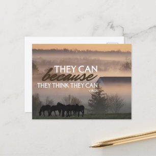 Virgil Inspirerend quote "Ze kunnen" Briefkaart
