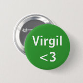 Virgil love ronde button 5,7 cm (Voorkant /achterkant)