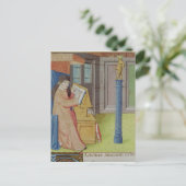 Virgil schrijft voor Artemis Briefkaart (Staand voorkant)