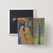 Virgil schrijft voor Artemis Vierkante Button 5,1 Cm (Voorkant /achterkant)