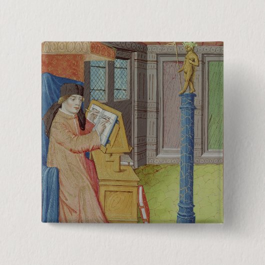 Virgil schrijft voor Artemis Vierkante Button 5,1 Cm (Voorkant)