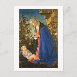 VIRGIN ADORING SLEEPING CHRIST CHILD  BRIEFKAART
