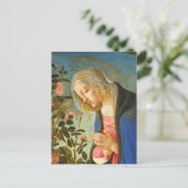 VIRGIN ADORING SLEEPING CHRIST CHILD  BRIEFKAART (Staand voorkant)