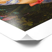 VIRGIN ADORING SLEEPING CHRIST CHILD  FOTO AFDRUK (Hoek)