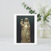 Virgin and Child, c.1375 (albast) Briefkaart (Staand voorkant)