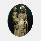 Virgin and Child, c.1375 (albast) Keramisch Ornament (Rechts)