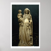 Virgin and Child, c.1375 (albast) Poster (Voorkant)