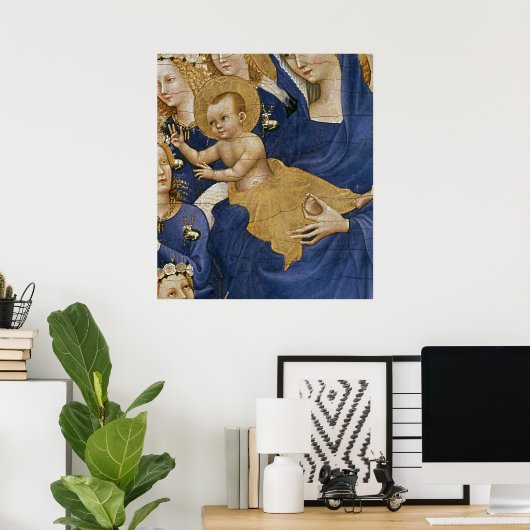 Virgin and Child, c.1395-99 Poster (Thuiskantoor)