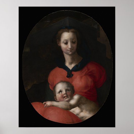 Virgin and Child, de Madonna del Libro Poster (Voorkant)
