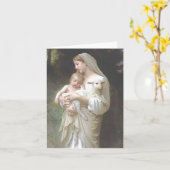 Virgin And Child L'Innocence Card Kaart (Gele Bloem)