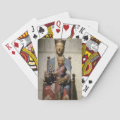 Virgin and Child (polychroom wood) Speelkaarten (Achterkant)