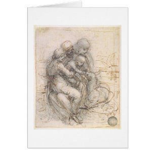 Virgin and Child with St. Anne, c.1501-10 (pen en