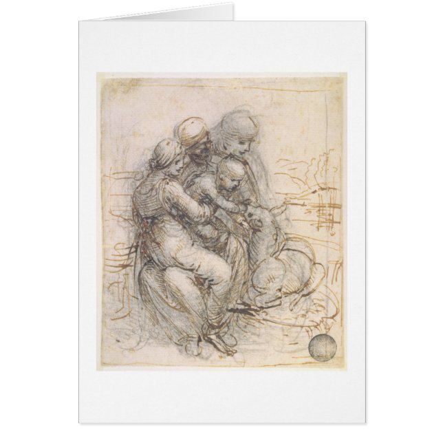 Virgin and Child with St. Anne, c.1501-10 (pen en (Voorkant)