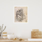 Virgin and Child with St. Anne, c.1501-10 (pen en Poster (Keuken)