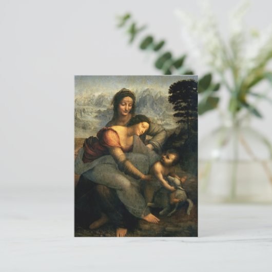 Virgin and Child with St. Anne, c.1510 Briefkaart (Staand voorkant)