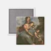 Virgin and Child with St. Anne, c.1510 Magneet (Voorkant / Achterkant)