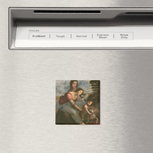 Virgin and Child with St. Anne, c.1510 Magneet (Insitu (Vaatwasser))