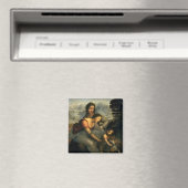 Virgin and Child with St. Anne, c.1510 Magneet (Insitu (Vaatwasser))