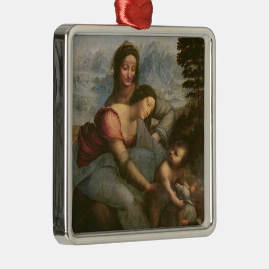 Virgin and Child with St. Anne, c.1510 Metalen Ornament (Rechts)