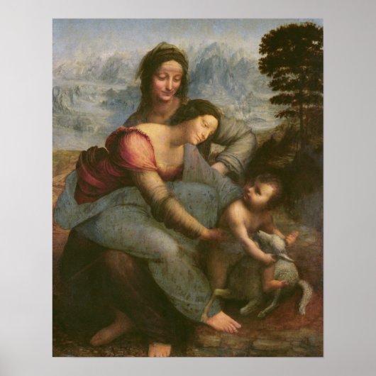 Virgin and Child with St. Anne, c.1510 Poster (Voorkant)