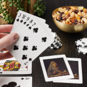 Virgin Annunciate (olie op het paneel) Pokerkaarten (Insitu)