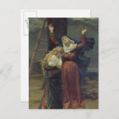 Virgin bij de Voet van het Kruis Briefkaart (Voorkant / Achterkant)
