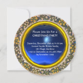 VIRGIN CHILD EN ANGELS FLORAL CROWN KAART (Achterkant)