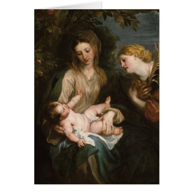 Virgin & Child met Saint Catherine van Alexandrië (Voorkant)