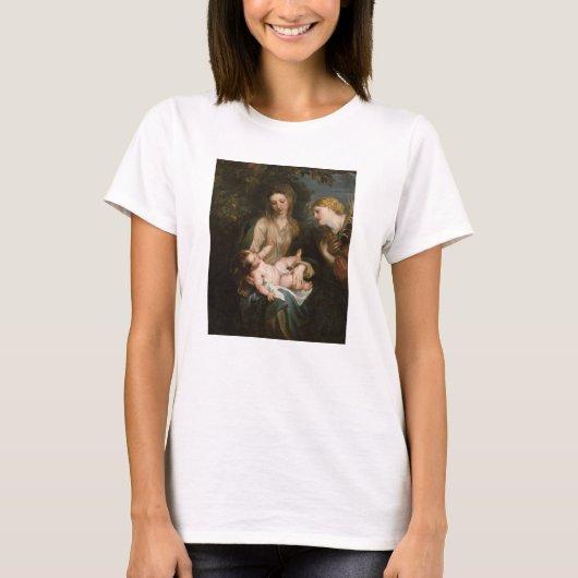 Virgin & Child met Saint Catherine van Alexandrië T-shirt (Voorkant)