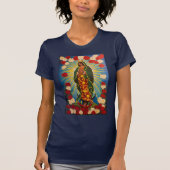 Virgin de Guadalupe Jah Sunny Arts Design Tshirt (Voorkant)