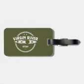 Virgin de Utah Kayaking Bagagelabel (Achterkant horizontaal)